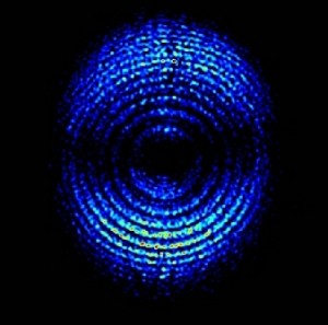 Imagen real de un electrón. Vídeo disponible en http://www.atto.fysik.lth.se/